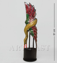 Статуэтка "Райская птица" дерево+стекл.мозаика 60см