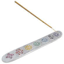 421-17 Подставка для благовоний 7 Чакр 21,5см, металл