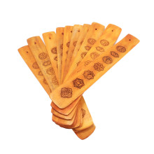 Подставка под благовония Семь Чакр Лыжа Lazer дерево уп 10шт Подставка под благовония Семь Чакр Лыжа Lazer дерево уп 10шт