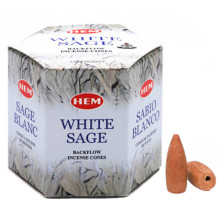 HEM Благовония "пуля" White Sage БЕЛЫЙ ШАЛФЕЙ ("стелющийся дым")