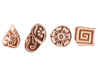 Штамп-печать набор из 5 шт.