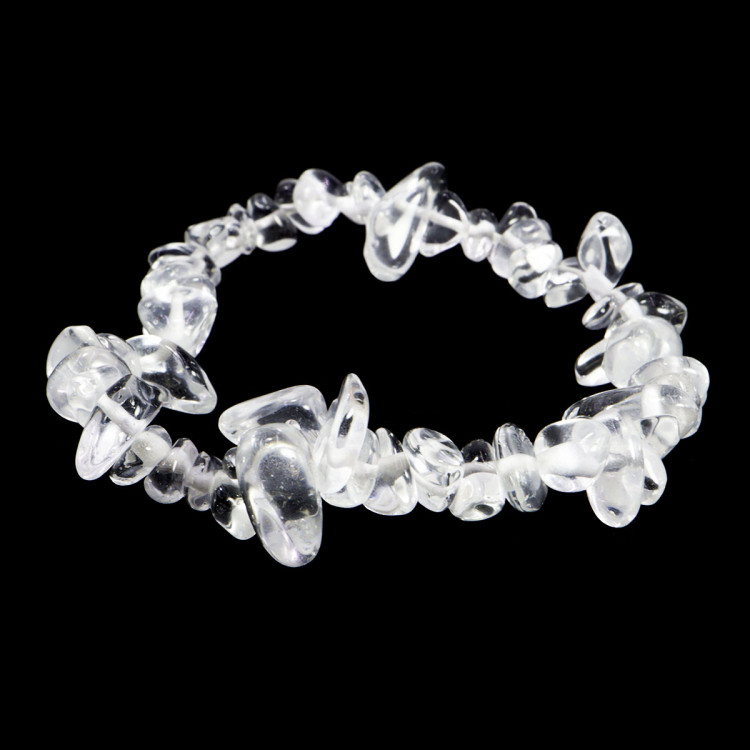 Браслет из камня уп-3шт Горный хрусталь дарует новые возможности