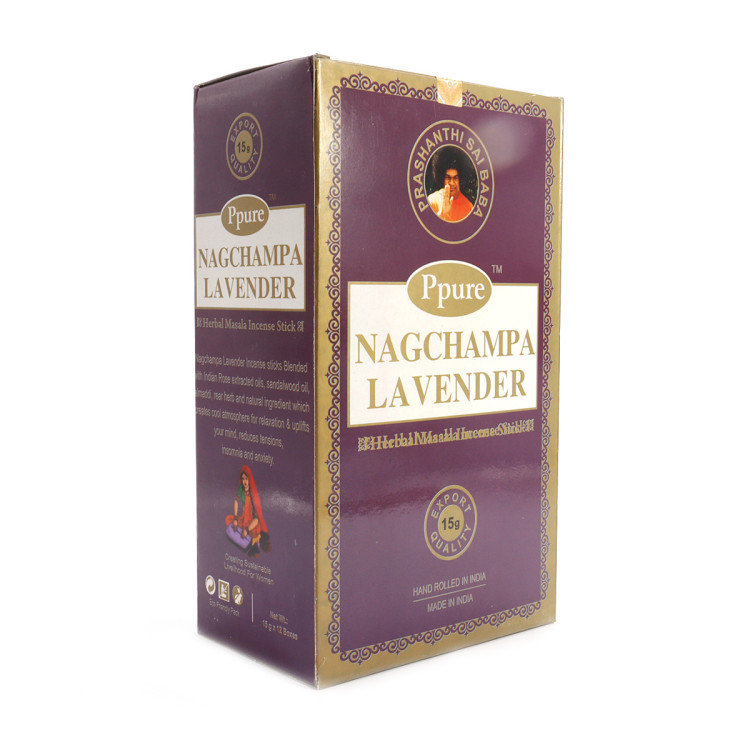 Благовония  Ppure Lavender аромапалочки уп-12 шт 15гр