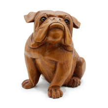 Сувенир из дерева Собака - символ любви дружбы и гармонии 30см Сувенир из дерева Собака - символ любви дружбы и гармонии 30см
