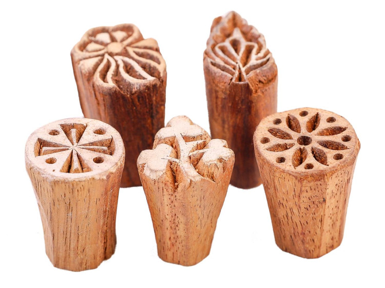 Штамп-печать набор из 5 шт.