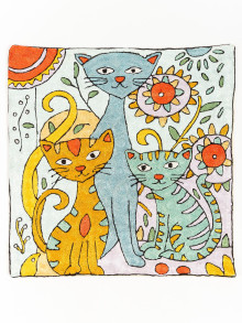 Чехол декоративный на подушку 45*45 Нв124/22 Чехол декоративный на подушку 45*45 Нв124/22