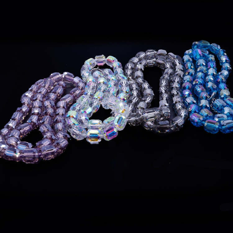 Бусы swarovski с огранкой
