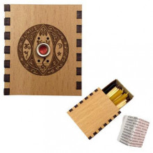 Ларец желаний "Богатство" со свечками, 5,2х4,5х2 см