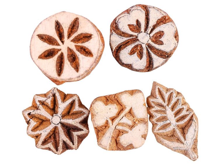 Штамп-печать набор из 5 шт.