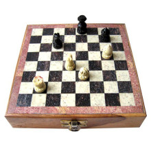 Шахматы дерево, камень