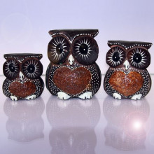 Статуэтки из дерева Набор 3 совы УЦЕНКА 10cм 8см 7см Статуэтки из дерева Набор 3 совы УЦЕНКА 10cм 8см 7см