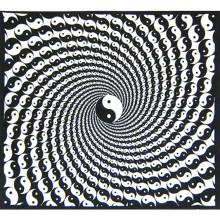 420-52 Покрывало Ин-Янь 2,2х2,0м, хлопок