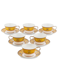 Чайный набор на 6 перс. "Арабески" (Arabesca Yellow Pavone)