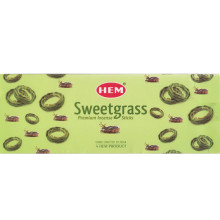 HEM 6-гр. благовония Sweetgrass ДУШИСТАЯ ТРАВА блок 6 шт. HEM 6-гр. благовония Sweetgrass ДУШИСТАЯ ТРАВА блок 6 шт.