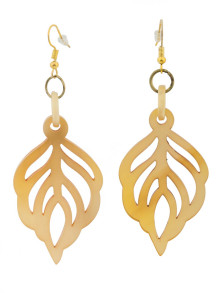 Украшение серьги из рога  Р-020