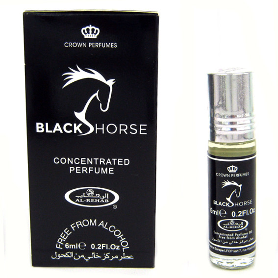 G11- Арабские масляные духи Черная Лошадь (Black Horse), 6 мл