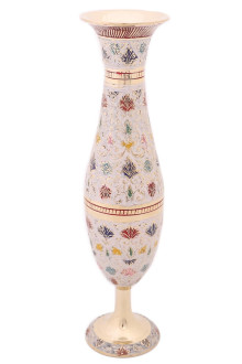 Ваза 10 " Кт6018/10/1 (эмаль белая)