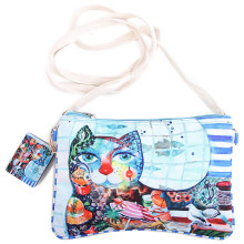 Сумка хлопок с декор. отделкой  АВ4493 Сумка хлопок с декор. отделкой  АВ4493