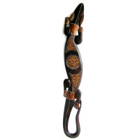 Панно Ящерица 100 см, дерево