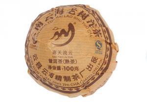 Чай китайский элитный шу пуэр Фабрика Юнь Хай сбор 2014 г. (то ча)