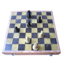 Шахматы дерево, камень