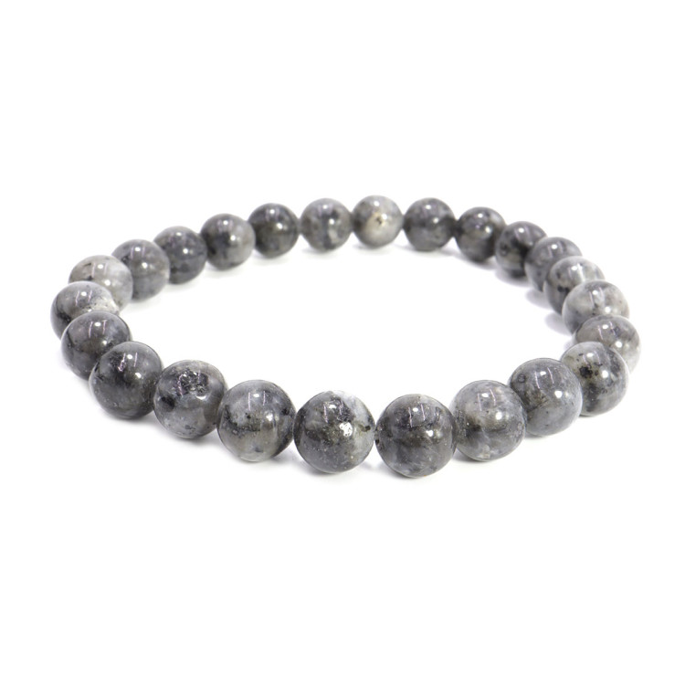 Браслет каменный Лабрадор камень - пpoбyждaeт нeжныe чyвcтвa дарует счастье 8мм