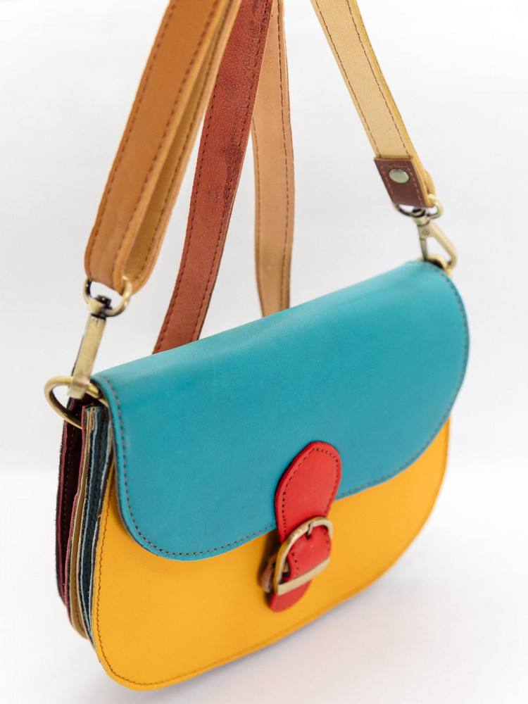 Сумка натуральная кожа через плечо