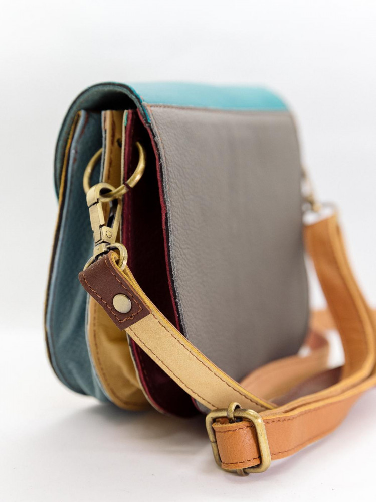 Сумка натуральная кожа через плечо