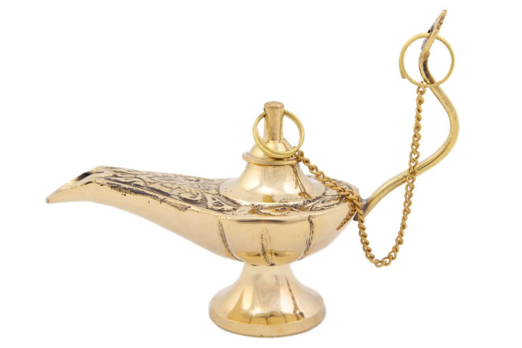 Сувенир "Лампа Алладина" 3"(полиш) 4ш