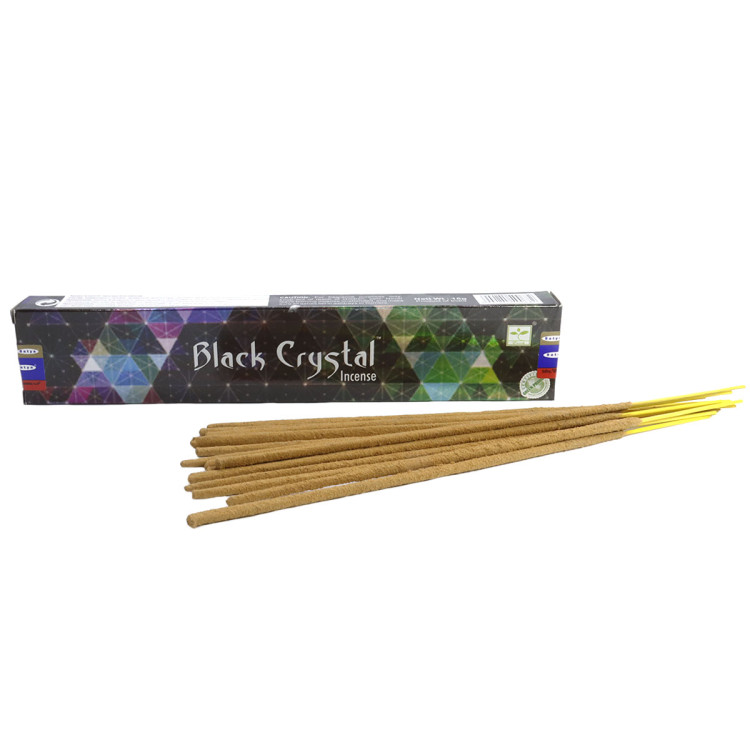 Благовония Satya B 15gm Black Crystal Чёрный кристалл уп-12шт