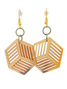 Украшение серьги из рога  Р-021