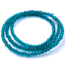 Бусы Шпинель Изумрудные d-3мм 43см с алмазной огранкой Бусы Шпинель Изумрудные d-3мм 43см с алмазной огранкой