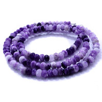 Бусы из граненного камня Аметист 4мм 45см