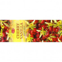 Благовония HEM, шестигранники, Cherry Vanilla ВИШНЯ ВАНИЛЬ 
