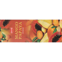 Благовония HEM, шестигранники, Mango Papaya МАНГО - ПАПАЙЯ 