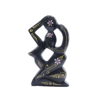 Статуэтка абстракция BLACK Горячий поцелуй 20см дерево Албезия