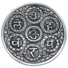 421-28 Подставка для благовоний 7 Чакр 12см, металл