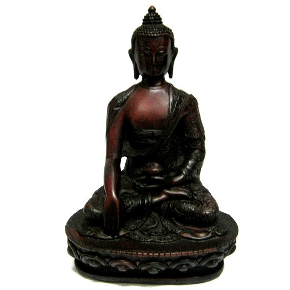 035 Будда статуэтка 19см пластик