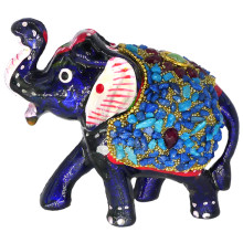 WCH06-1 Слон статуэтка 9х7,5х4,5см, полимерная глина, цвет в ассорт.