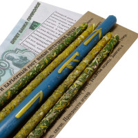 Набор свечей с рунами и травами Открыть свое дело Стать процветающим бизнесменом уп-5шт 16см