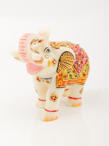 Статуэтка слон мраморный в ассорт. "4" М4/1