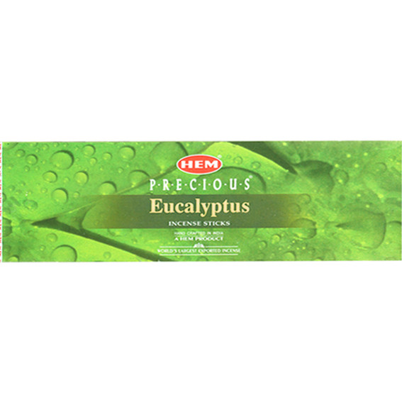 HEM 6-гр. благовония Precious Eucalyptus ЭВКАЛИПТ блок 6 шт.