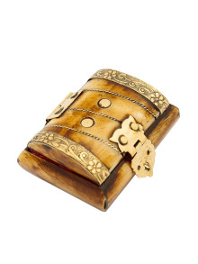 Шкатулка с инкрустацией (кость)  Шк121/1