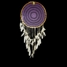 Ловец снов  Ротанг Оберег -  притягивает энергию достатка и благополучия d-52cм h-125см