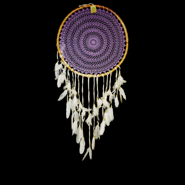 Ловец снов  Ротанг Оберег -  притягивает энергию достатка и благополучия d-52cм h-125см