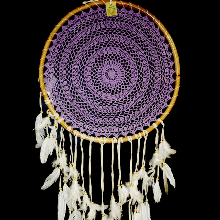 Ловец снов  Ротанг Оберег -  притягивает энергию достатка и благополучия d-52cм h-125см