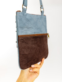 Сумка замшевая в ассортименте через плечо 1107/6