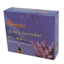 Aromatika конусные благовония French Lavender ФРАНЦУЗСКАЯ ЛАВАНДА масала