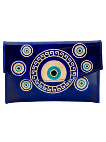 Кошелек кожа ручной принт  180/102 Кошелек кожа ручной принт  180/102