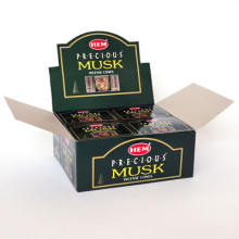 БЛАГОВОНИЯ конусы HEM cones Precious Musk Любимый Муск 12шт